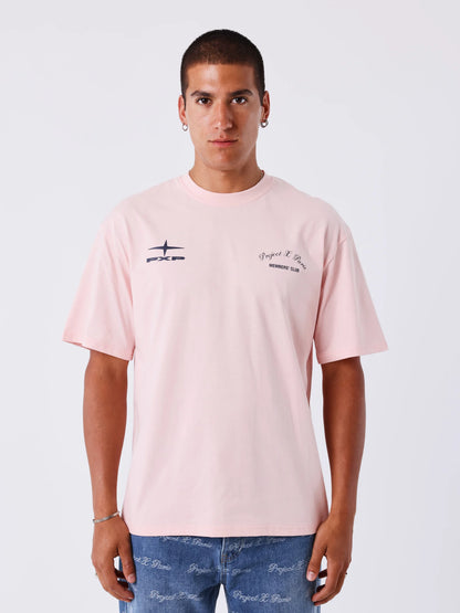 CAMISETA PXP MEMBER´S CLUB - ROSA - PROJECT X PARIS | 2512023_PK