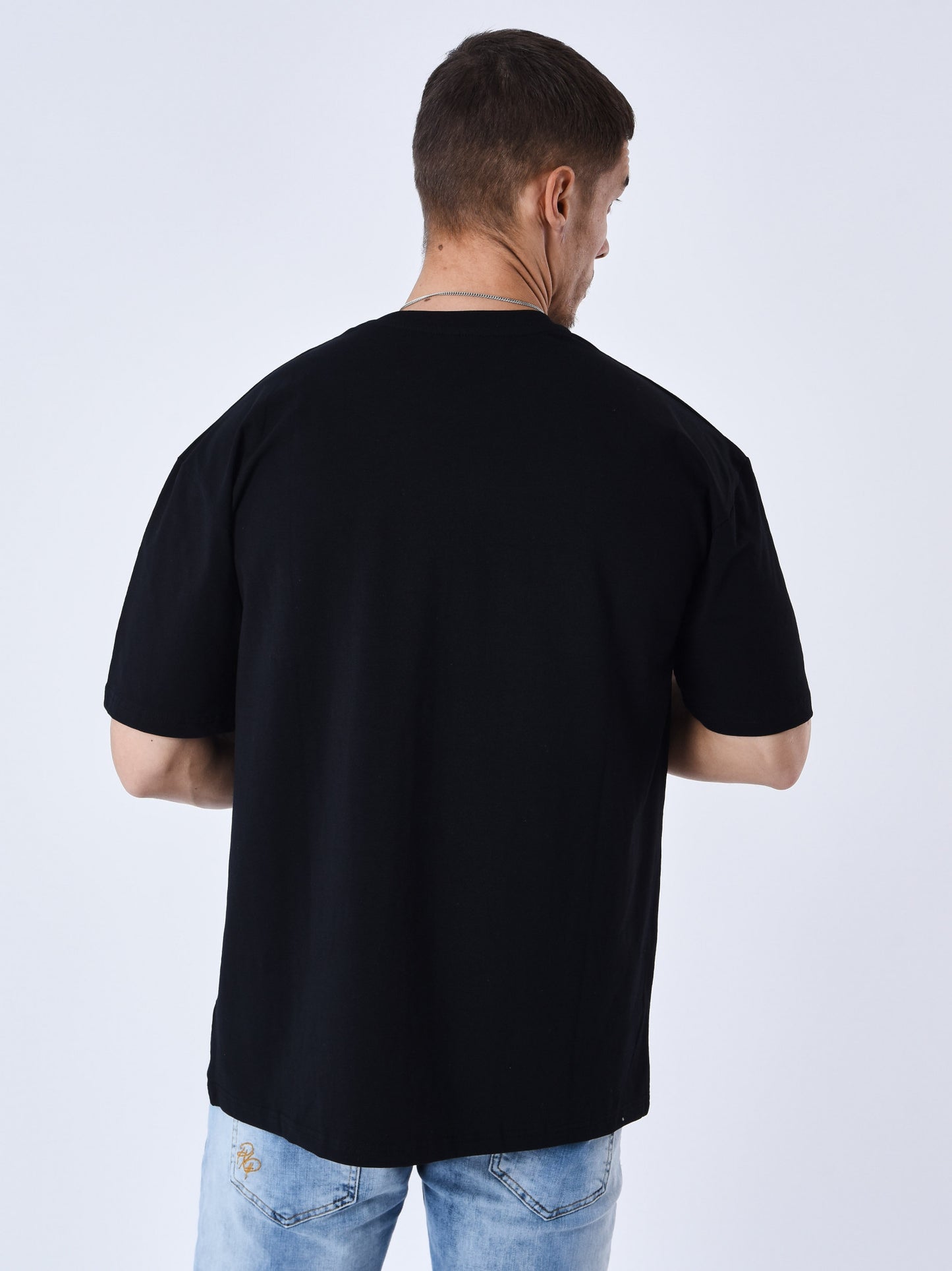 CAMISETA CON LOGO BORDADO - NEGRO - PROJECT X PARIS | T231014_BKW