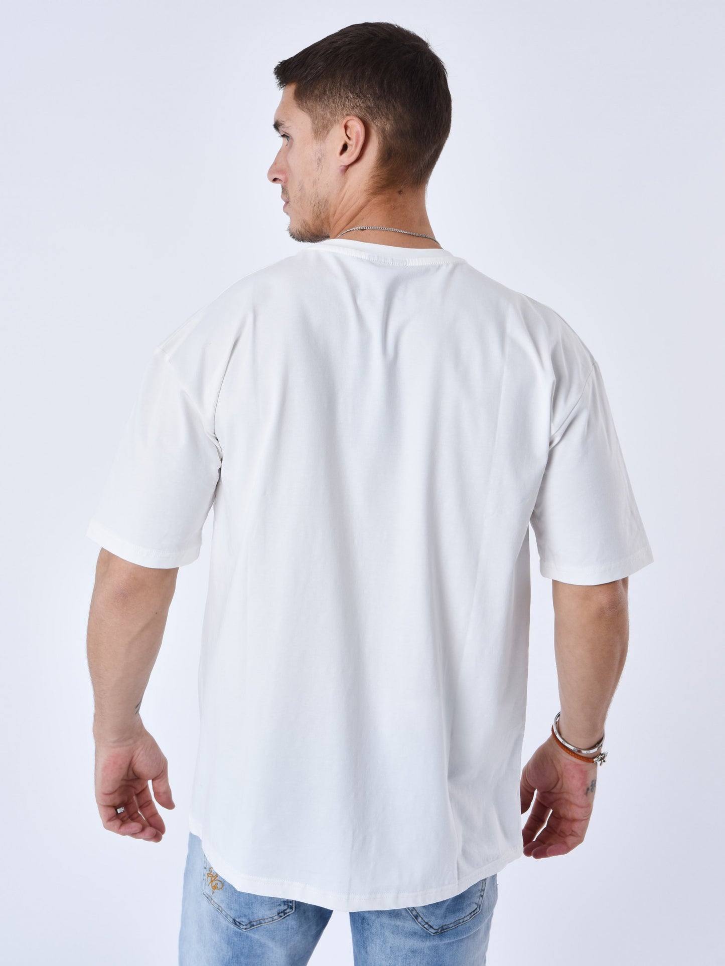 CAMISETA CON LOGO BORDADO - BLANCO - PROJECT X PARIS | T231014_OWBK