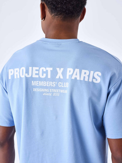 CAMISETA "CLUB DE SOCIOS" - AZUL - PROJECT X PARIS | 2410124-CBOW