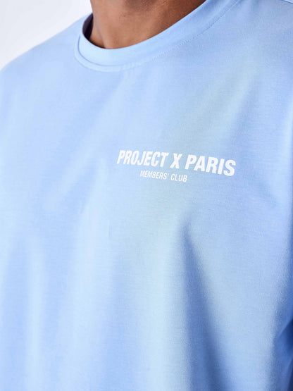 CAMISETA "CLUB DE SOCIOS" - AZUL - PROJECT X PARIS | 2410124-CBOW