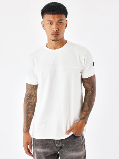 CAMISETA TECHWEAR CON LOGO BORDADO - BLANCO - PROJECT X PARIS | 2310067-OW