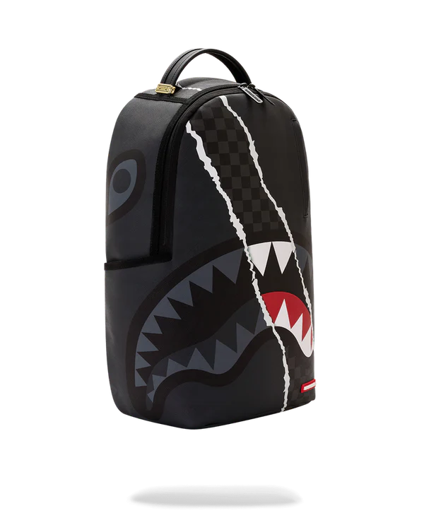 MOCHILA CENTER RIP REVEALING GRAY CHECK BACKPACK - NEGRO - SPRAYGROUND | 910B8502NSZ