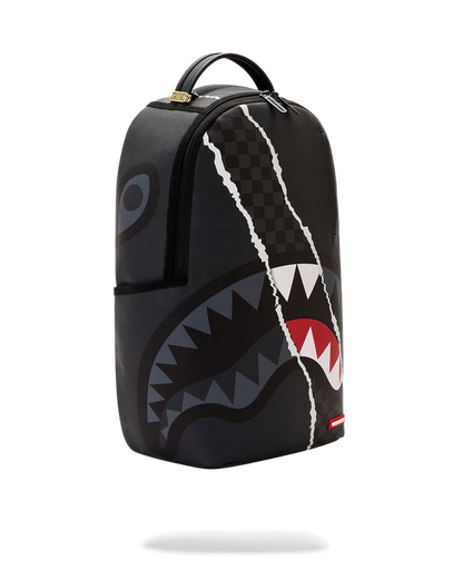 MOCHILA CENTER RIP REVEALING GRAY CHECK BACKPACK - NEGRO - SPRAYGROUND | 910B8502NSZ