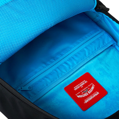 MOCHILA SHARK CENTRAL LIGHT BLUE BACKPACK - NEGRO/AZUL - SPRAYGROUND | 910B9637NSZ