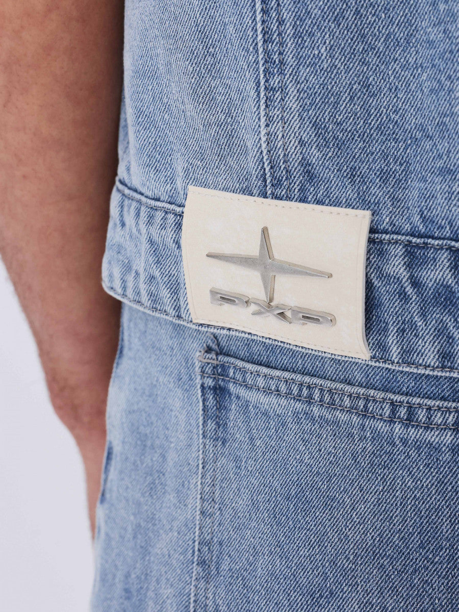 CAMISA MANGA CORTA VAQUERA - AZUL - PROJECT X PARIS | PXP U2693103-LB