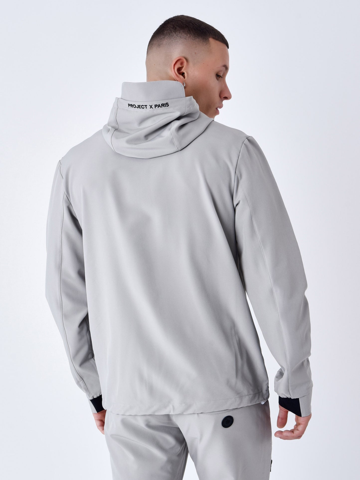 SUDADERA TECH CON CAPUCHA - GRIS - PROJECT X PARIS | 2433130-LSBK