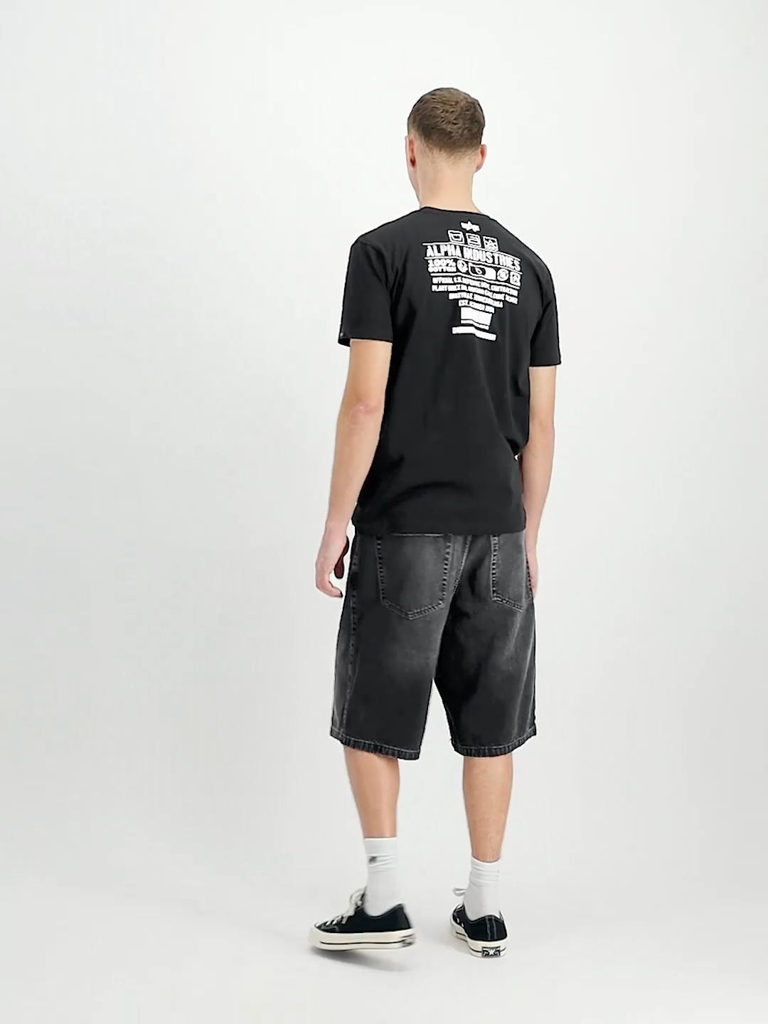 CAMISETA "DOG-TAG" - NEGRO - ALPHA INDUSTRIES | 266529