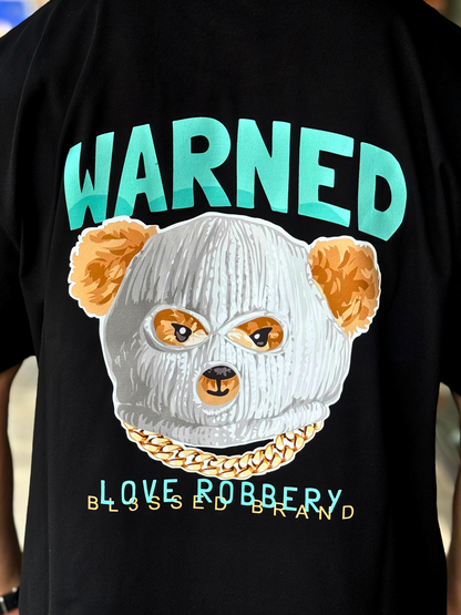 CAMISETA "WARNED" - NEGRO - BLESSED BRAND | BL3SSED