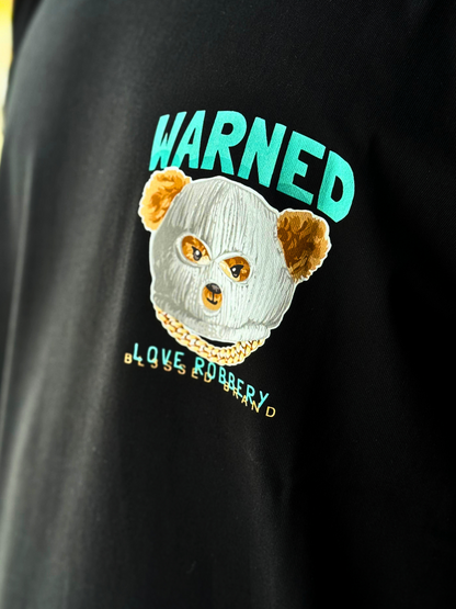 CAMISETA "WARNED" - NEGRO - BLESSED BRAND | BL3SSED