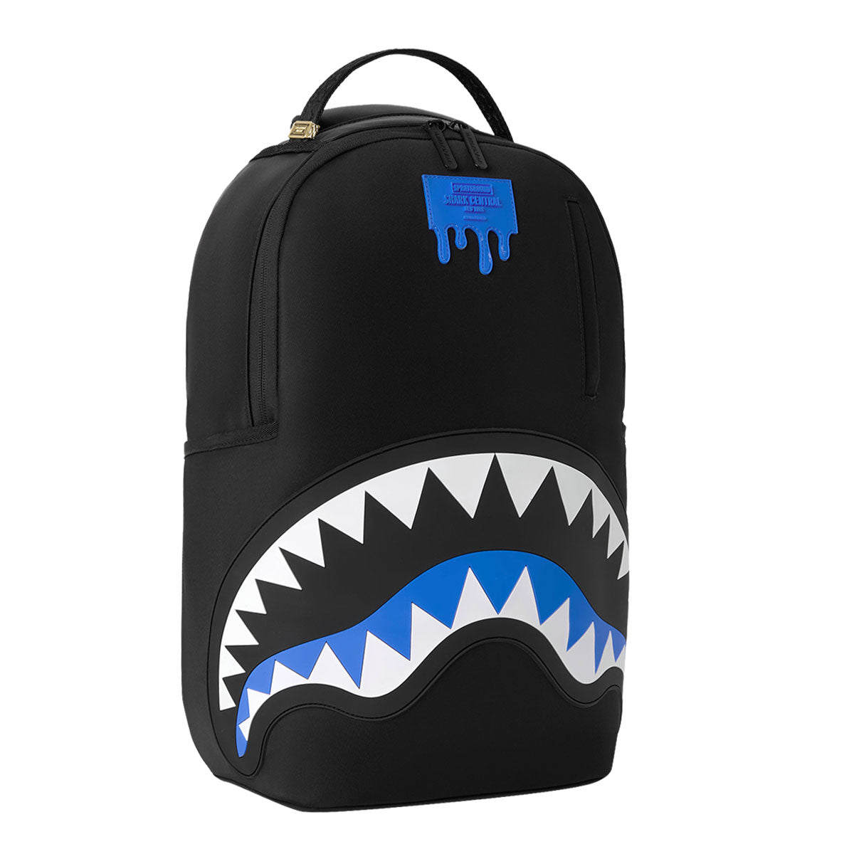 MOCHILA SHARK CENTRAL LIGHT BLUE BACKPACK - NEGRO/AZUL - SPRAYGROUND | 910B9637NSZ